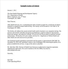 Letter of Intent Sample      Templates   Formats in Word PDF
