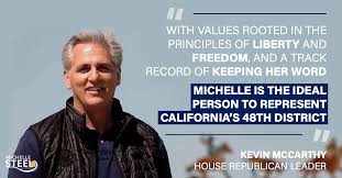 Mccarthy's home turf is california's 23rd congressional district, a republican stronghold ripe with. Breaking News House Republican Leader Kevin Mccarthy Endorses Michelle Steel For Congress Michelle Steel For U S Congress