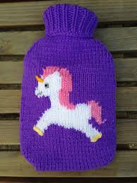 Ravelry Unicorn Hot Water Bottle Cover Pattern By