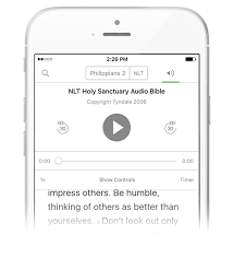 You can pick the appropriate version and find all the books of old and the new testament to listening to. Listen To Your Bible Youversion