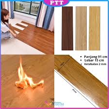 ptt floorpaper stiker lantai kayu