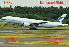 7 Attendees First 777 Retirement Celebration Flight Vhhh