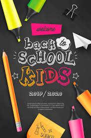 Welcome Back To School Kids Vector Free Download