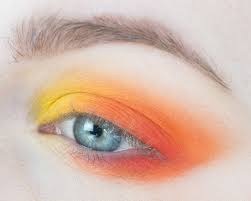 red orange yellow ogous makeup