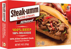 What are Steakums made out of?