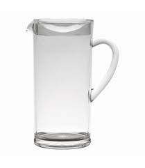 clear acrylic jug with lid 2l