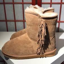Lamo Ugg Style Fringe Boots Size 6 Toddler Nwt