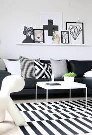 48 black and white living room ideas