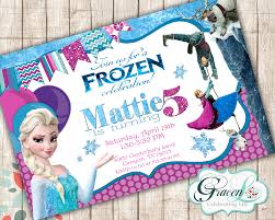Frozen Inivitation Frozen Party Invitation Frozen Birthday Invitation Sold By Gracenl Designs
