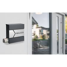 Design Letterbox Steel Anthracite With