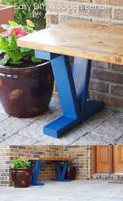 How To Build An Easy Diy Wooden Bench