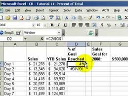 percene of a number in excel 2016