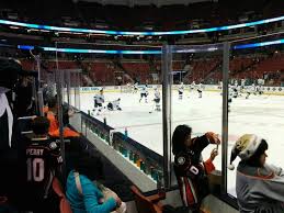 Honda Center Section 207 Row C Seat 102 Anaheim Ducks