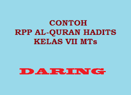 Jika ada hal yang ingin ditanyakan. Rpp Daring Al Quran Hadits Mts Pendidikangratis Id