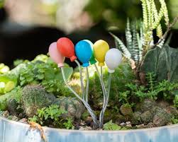 6pcs Fairy Garden Accessories Colorful