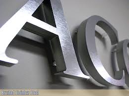 fabricated metal sign letters gemini