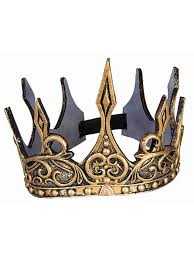 Details About Gold Foam Mens Adult Fairytale Prince King Costume Crown