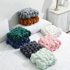 cheers us soft knot pillows square