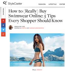 Style Caster X Mikoh How To Really Buy Swimwear Online