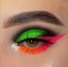 2022 brief guide on neon makeup look