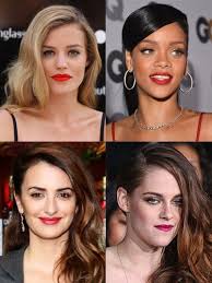 hot red carpet beauty trend bold lips