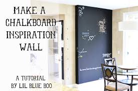 Make A Chalkboard Inspiration Wall