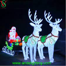 If you have a bigger canvas to. 24v Large Outdoor Christmas Light With Santa And Reindeer Buy Christmas Light With Santa And Reindeer Outdoor Christmas Reindeer Lights Large Outdoor Christmas Lights Product On Alibaba Com