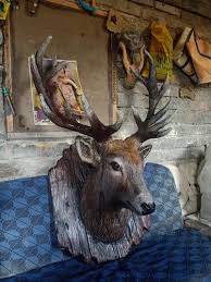 Deer Head Wall Sculpture