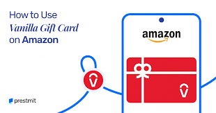how to use vanilla gift card on amazon