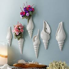 Sea S Conch Flower Vase Porcelain