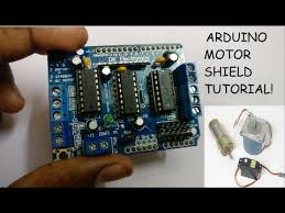 arduino tutorial using a motor shield