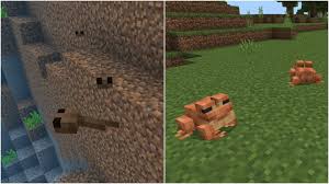Which Minecraft update are frogs in?