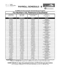 Public Partnerships Payroll Schedule B 2019 Virginia Fill