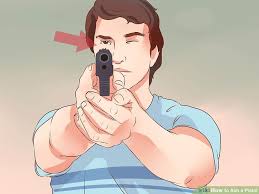 How To Aim A Pistol 13 Steps With Pictures Wikihow