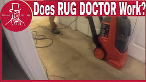 how to use a rug doctor carpet cleaner