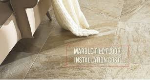 marble flooring cost installation