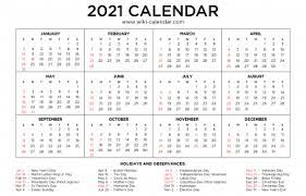 What is the difference between fiscal year? Free Printable 2021 Monthly Calendar Wiki Calendar