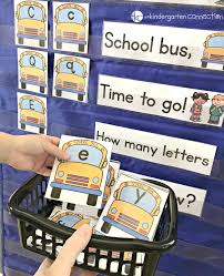 Back To School Pocket Chart Activities For Pre K Kindergarten