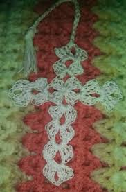 These make great easter or baptism gifts. Cross Bookmark Crochet Pattern Favecrafts Com