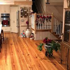 wide plank heart pine flooring from