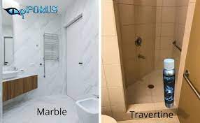 marble or travertine floors