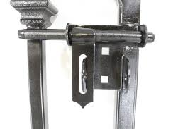 Slide Pin Gate Latch Wrought Iron