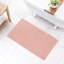 soft polyester bath rug