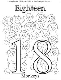 You can also print each of the coloring pages together with the cover to create a coloring book. Number 18 Coloring Page Pdf Preschool Coloring Pages Coloring Pages Letter A Coloring Pages