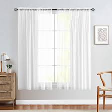 sheer white curtains for living room 63