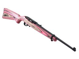 ruger 10 22 18 5 pink black laminate blued