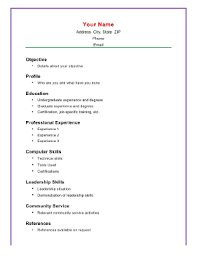 This A4 Size Printable Resume Template Puts The Emphasis On