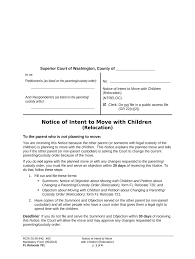 child custody relocation letter