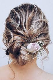 But if you lack length or want to wear your hair up to show off your delicate neckline and shoulders, try one of soft curly updos with flowers, loose braids, twists or dainty hair pieces. Wedding Hairstyles Wedding Curly Hairstyles For Medium Length Hair
