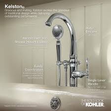kohler kelston 1 handle floor mount